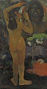 Paul Gauguin The Moon and the Earth (Hina tefatou), painting